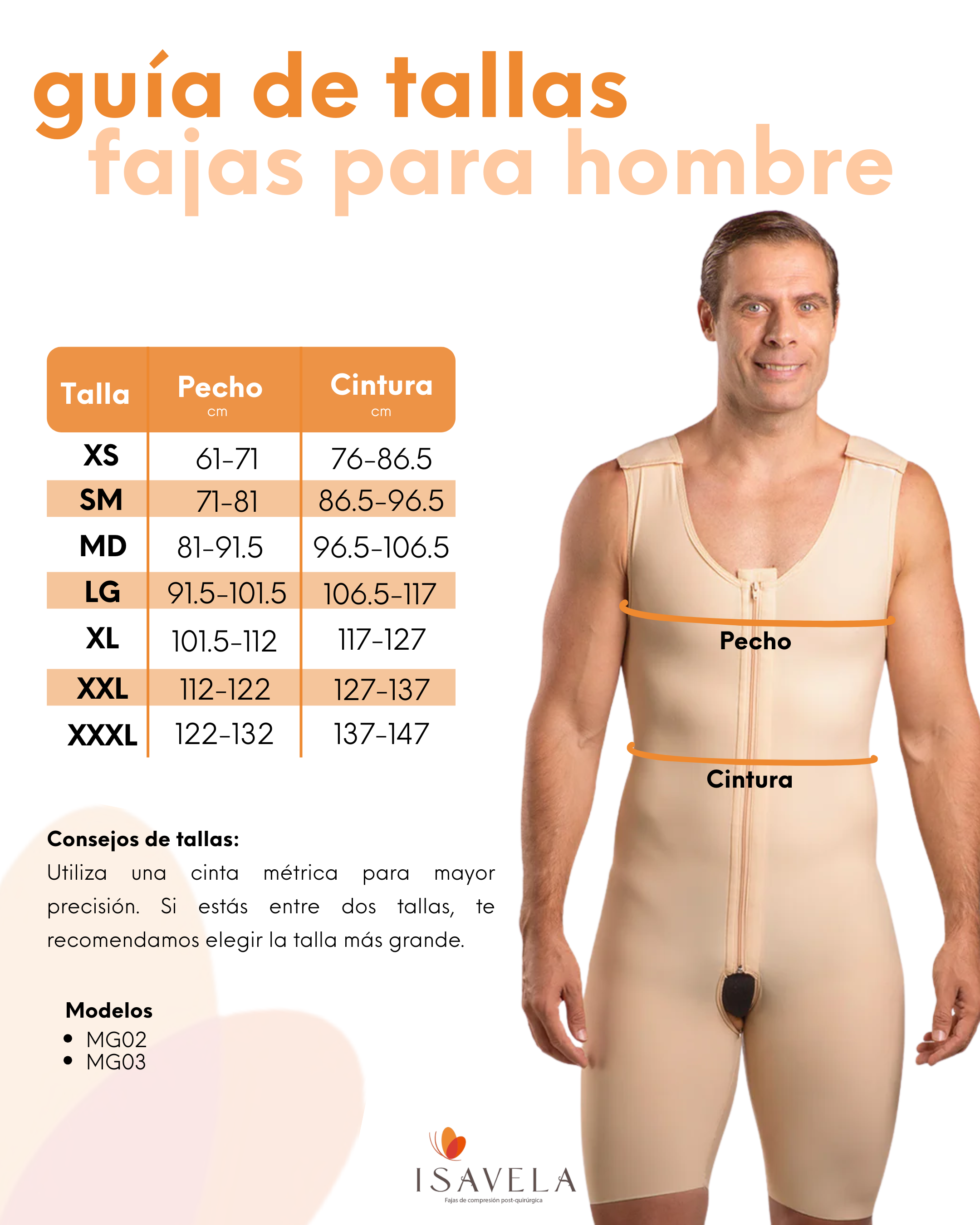 Body de Compresión Masculino con Cierre – Mitad de Muslo (Mod. MG02)
