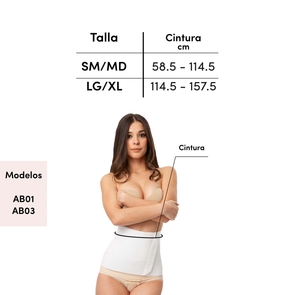 Banda abdominal unisex 12" (AB03)