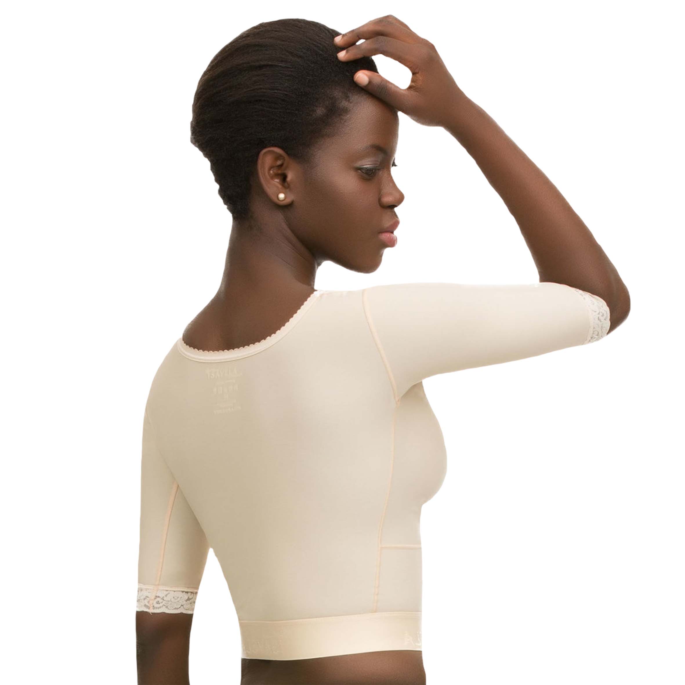 Chaleco compresor con manga 3/4 y brasier integrado (VS03-SS)